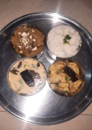 A picture of 3LrGCHa व्रत की थाली.