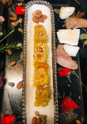 A picture of Coconut Barfi.