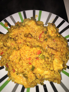 Una foto de Arroz con pollo