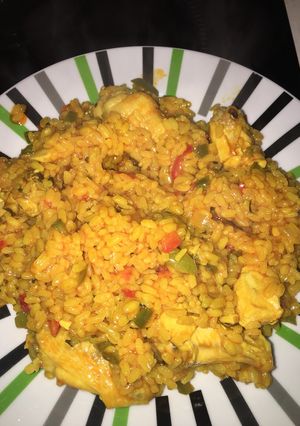 Una foto de Arroz con pollo