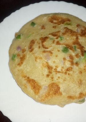 A picture of Simple vegetable crêpes.
