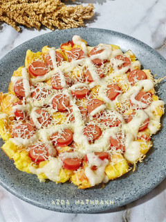 Foto resep Pizza roti tawar simple