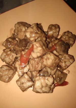 Foto resep Oseng Tempe kecap jamur