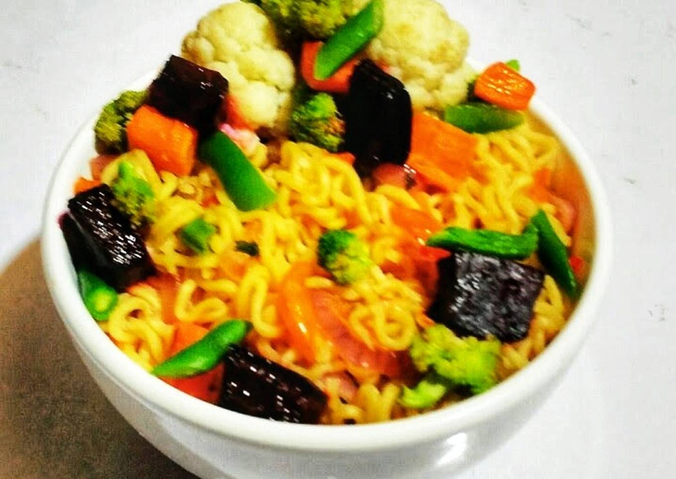 Noodles and Veggies