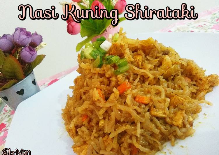 Nasi Kuning Shirataki #ketofriendly #ketofy #debm #naskun