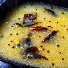 A picture of Raw mango rasam.