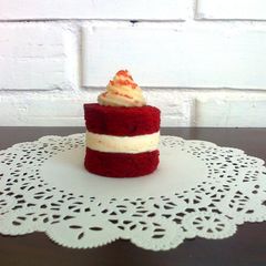 A picture of Red Velvet Ice Cream Cake.