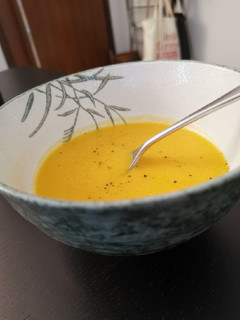 A picture of Roasted butternut squash soup.