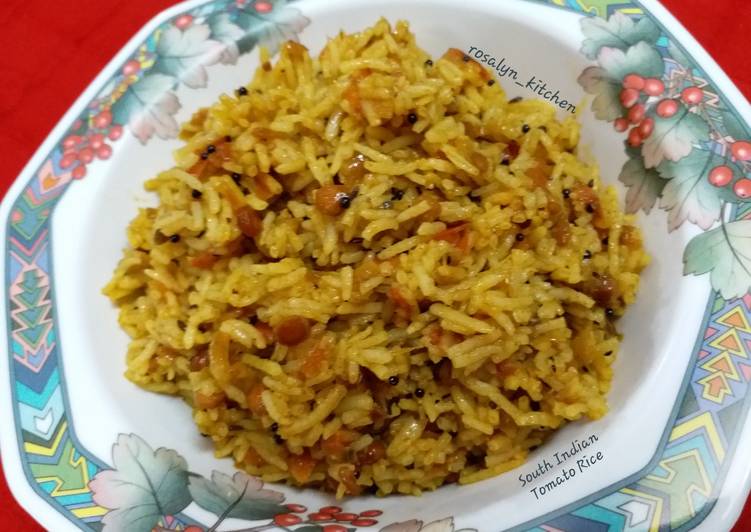 Recipe of Homemade South Indian Tomato Rice