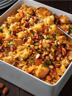 A picture of Spicy Sriracha Stuffing.
