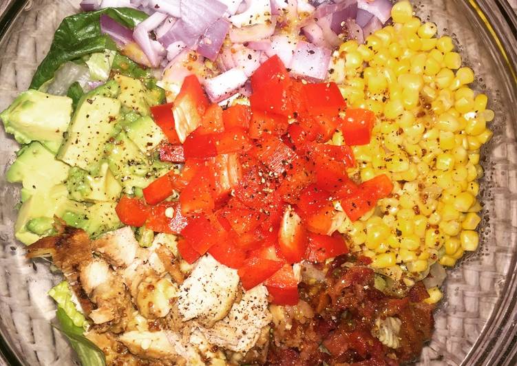 Recipe of Homemade Honey Mustard Cobb Salad