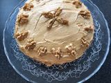 Gluten Free Coffee and Walnut Cake
