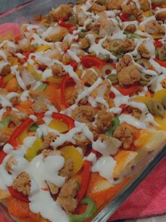 صورة لوصفة مكرونه بيتزا سهله ولذيذة 🍕