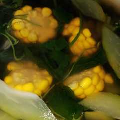 รูปของ Sayur Bening Bayam Jagung Swegerr