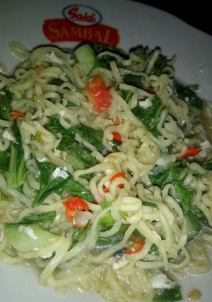 Foto resep Mie sawi
