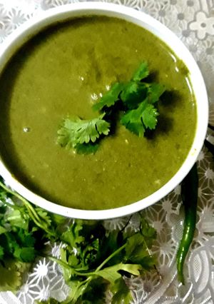 A picture of Pudina Chutney.