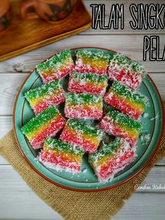 Foto resep Talam Singkong Pelangi