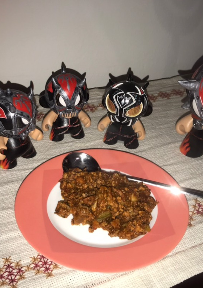 Una foto de Relleno “luchistico” para Navidad