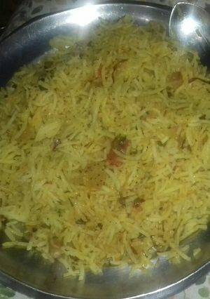 A picture of Veg rice.