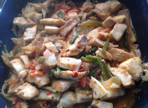 Una foto de Filete de pescado a la mexicana