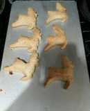 Galletas integrales de avena y trigo