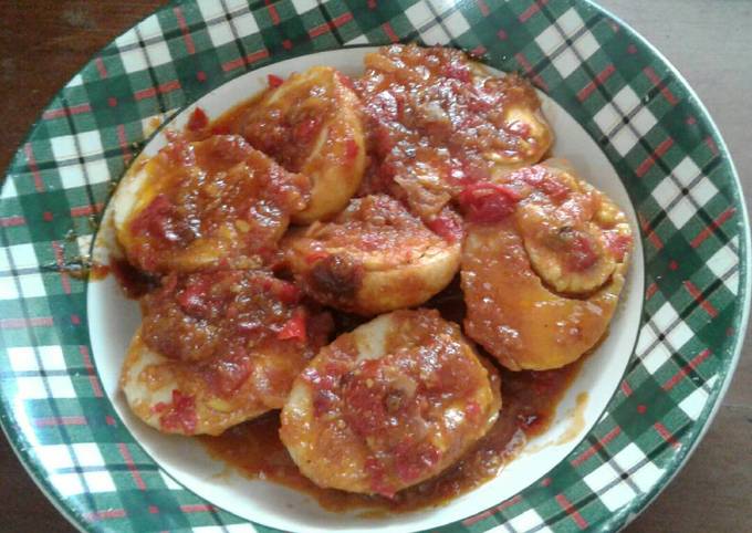 Resep Telor Balado Oleh Iin Indriana - Cookpad