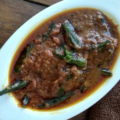 A picture of Bhindi Punjabi Masala.