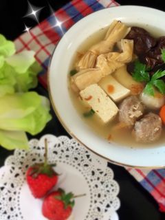 Foto resep Sup Kembang Tahu ala Suki