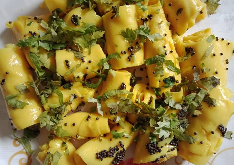 Recipe of Khandvi Super Quick Homemade