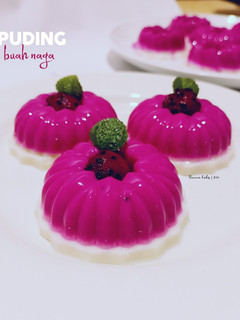 Foto resep Puding Buah Naga