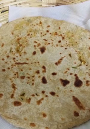 A picture of Sattu Paratha.