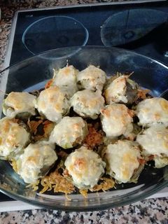 Una foto de Alcachofas rellenas de escabeche