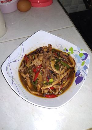 Foto resep Oseng cumi asap