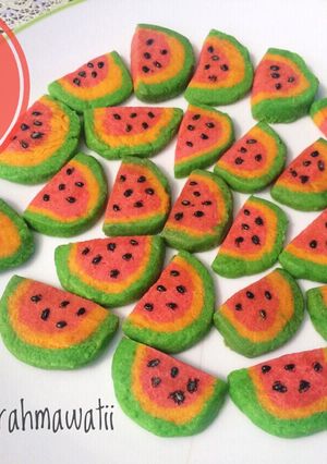 Foto resep Watermelon Cookies