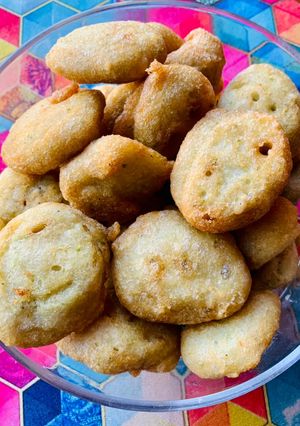 A picture of Maash daal Barey for mix plate (dumplings for mix plate).