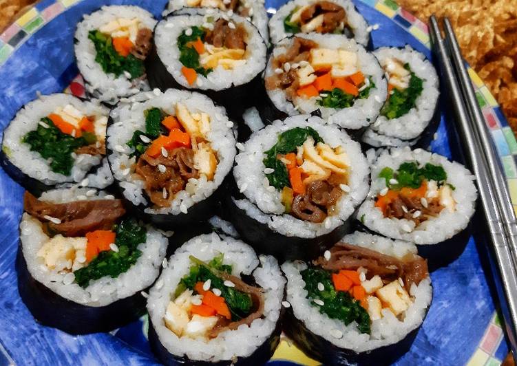 Resep Gimbab / Kimbab / Nasi Gulung Korea, Lezat
