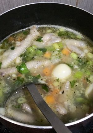 Foto resep Sup Ceker Brokoli