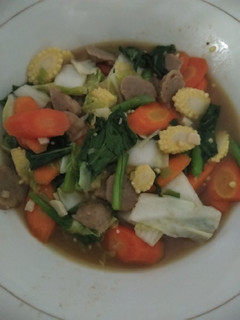 Foto resep Capcay kuah bakso