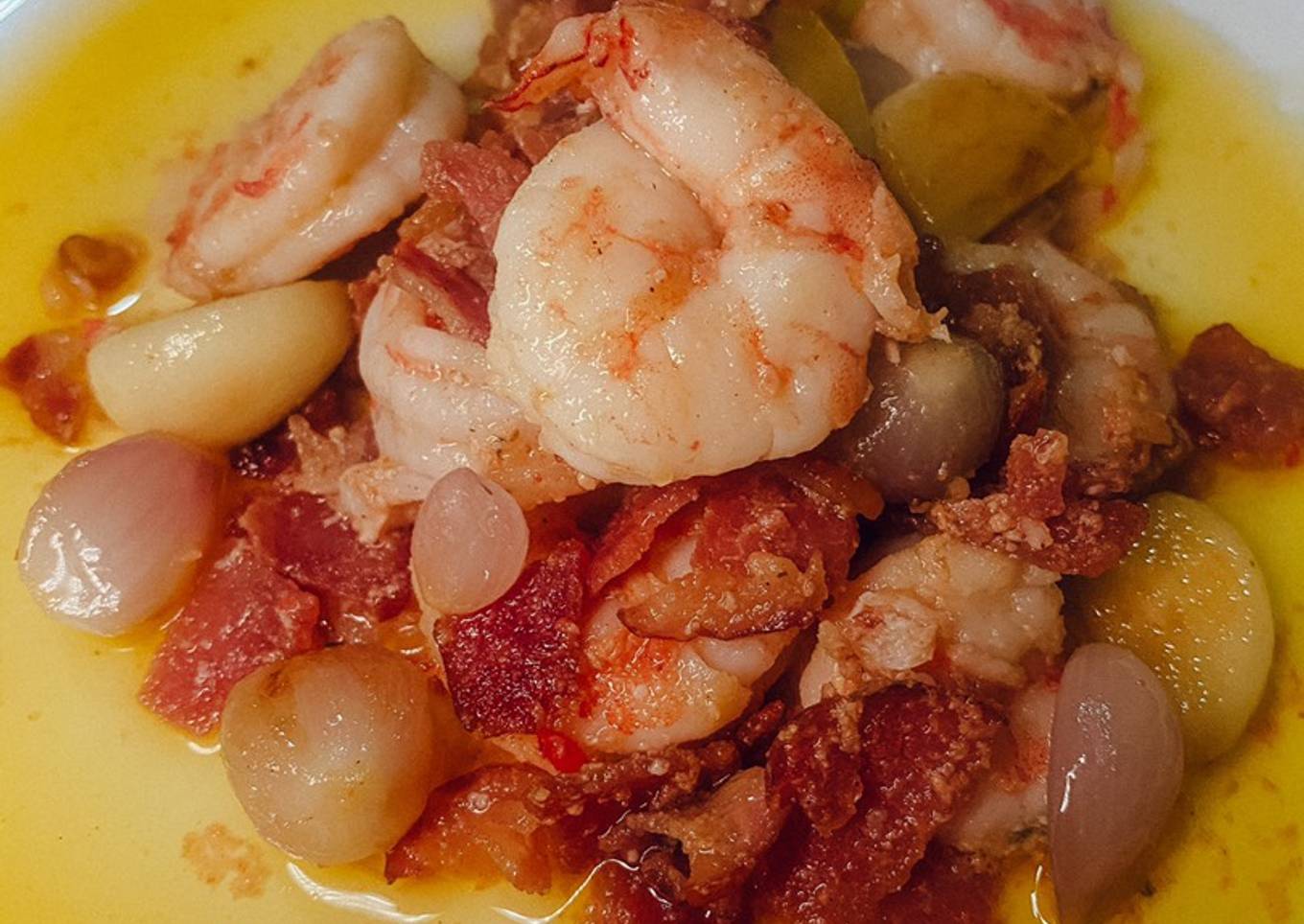 Caramelized butter shrimp