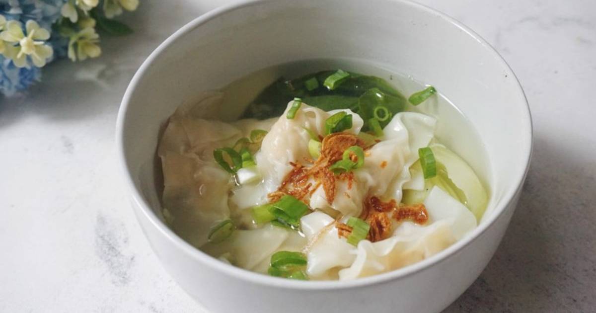 Resep Pangsit Kuah Wonton Soup Oleh Bunda Nissa Cookpad