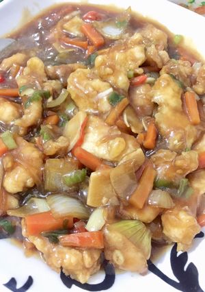 Foto resep Ayam popcorn manis pedas ala tio ciu