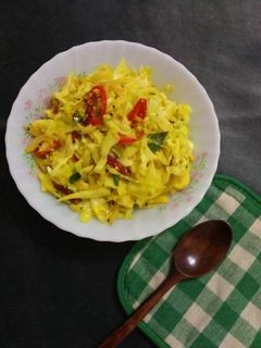 Gambar Kobis Goreng Kunyit