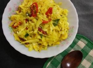 Gambar Kobis Goreng Kunyit