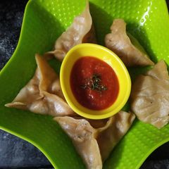 Healthy aata Momos A picture of Healthy aata Momos.