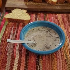 Cream of Mushroom Soup A picture of Cream of Mushroom Soup.