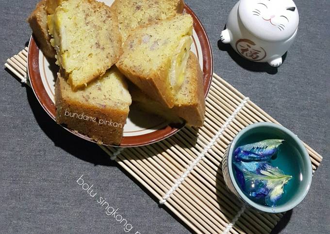 Cara Gampang Menyiapkan #03 Bolu singkong pisang Anti Gagal