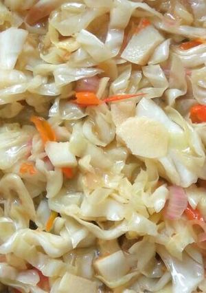Foto resep Tumis kubis ambruradul...