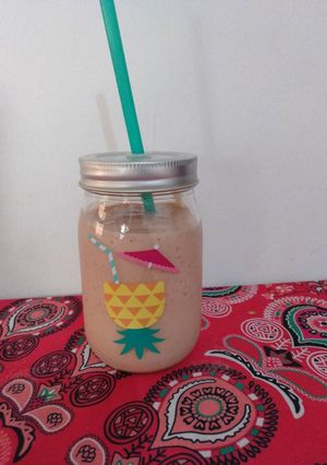 Una foto de Batido proteico