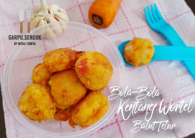 84. Bola-Bola Kentang Wortel Balut Telur