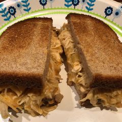 A picture of Crockpot Hot Chicken Sandwiches.